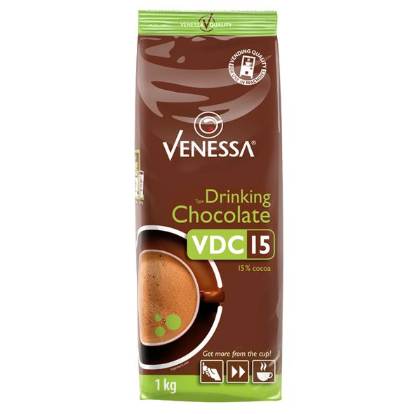 Venessa drinking chocolate